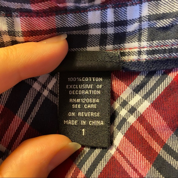 ✨torrid long sleeve plaid flannel top✨ - Picture 4 of 4